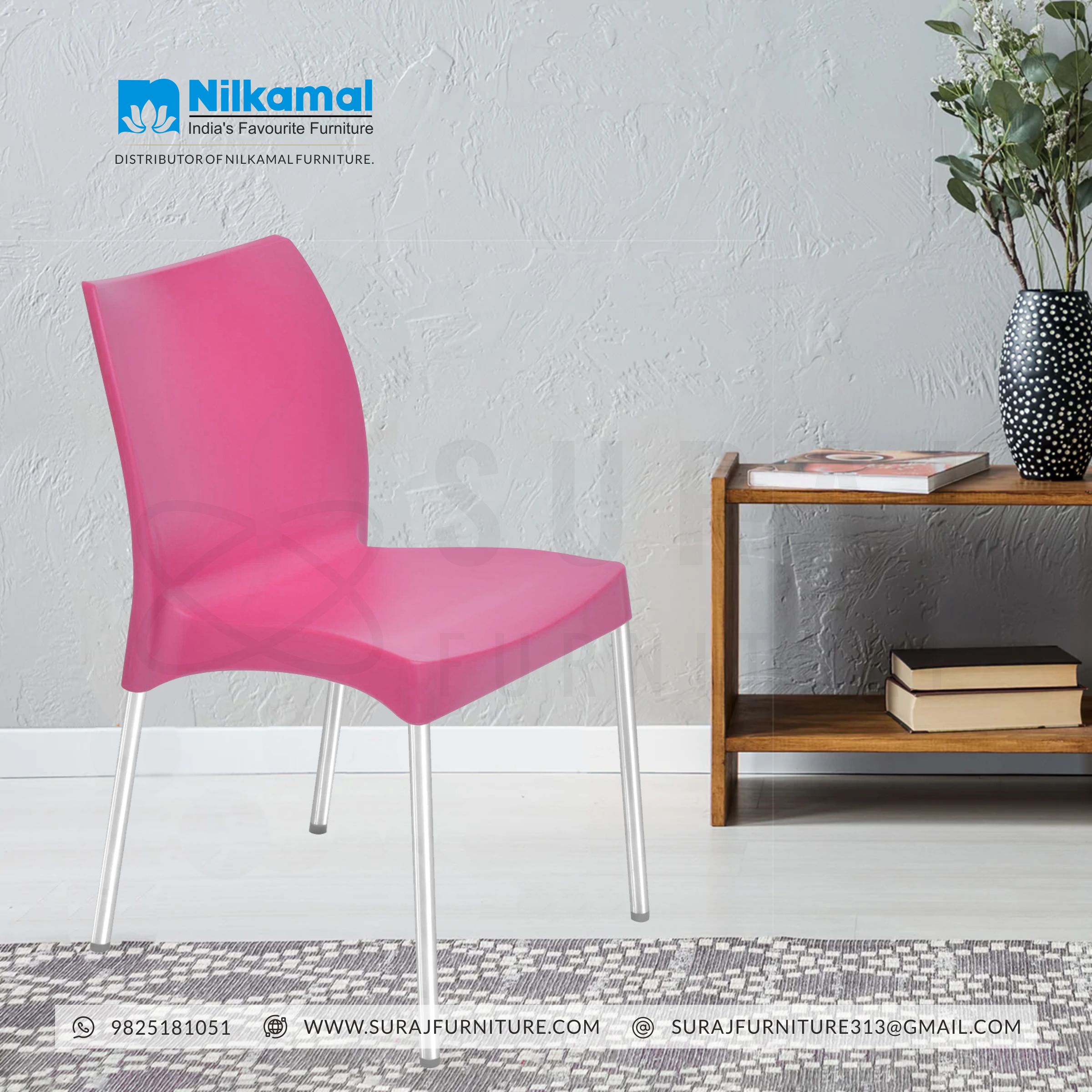 Nilkamal Steel Chair