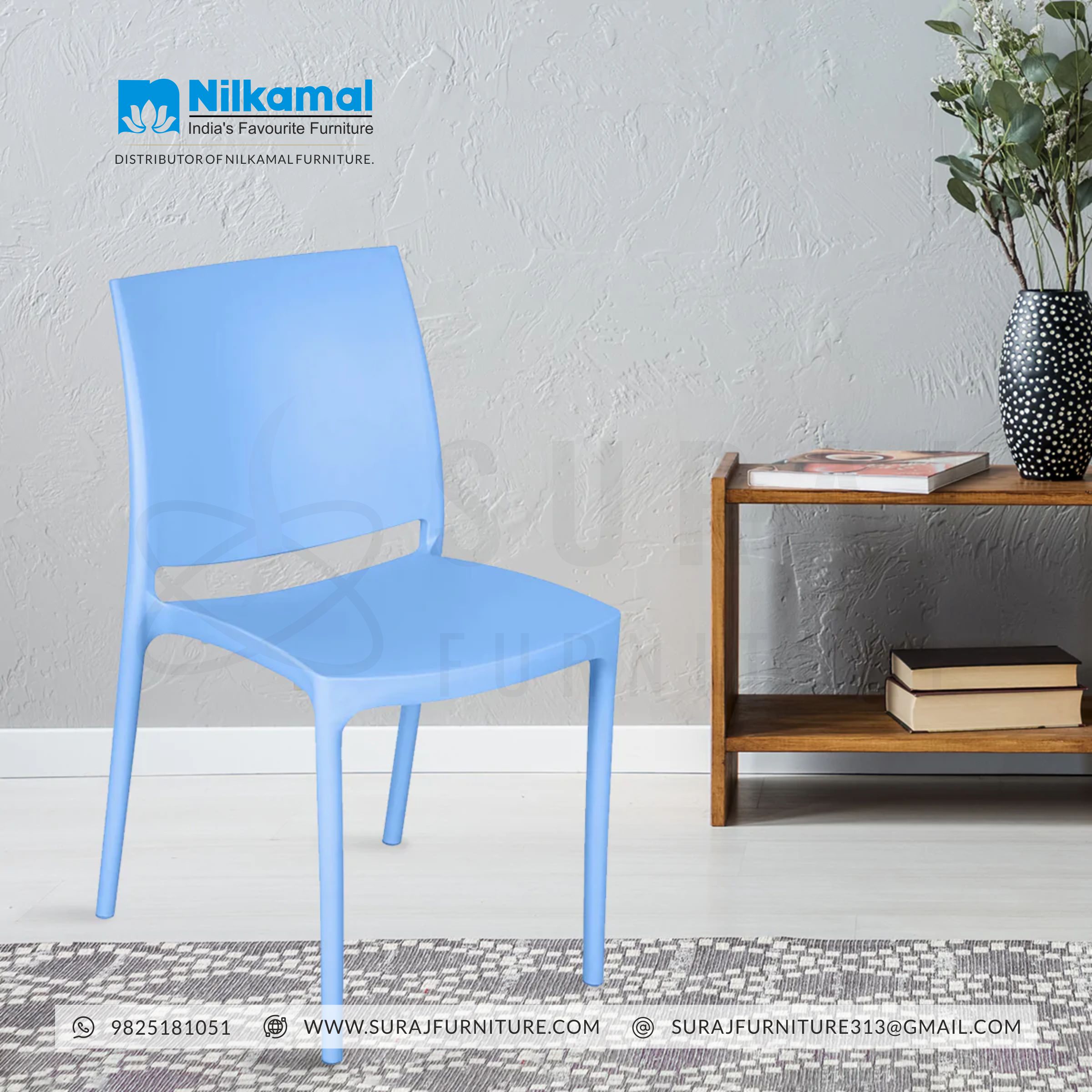 plastic chair Nilkamal Novella