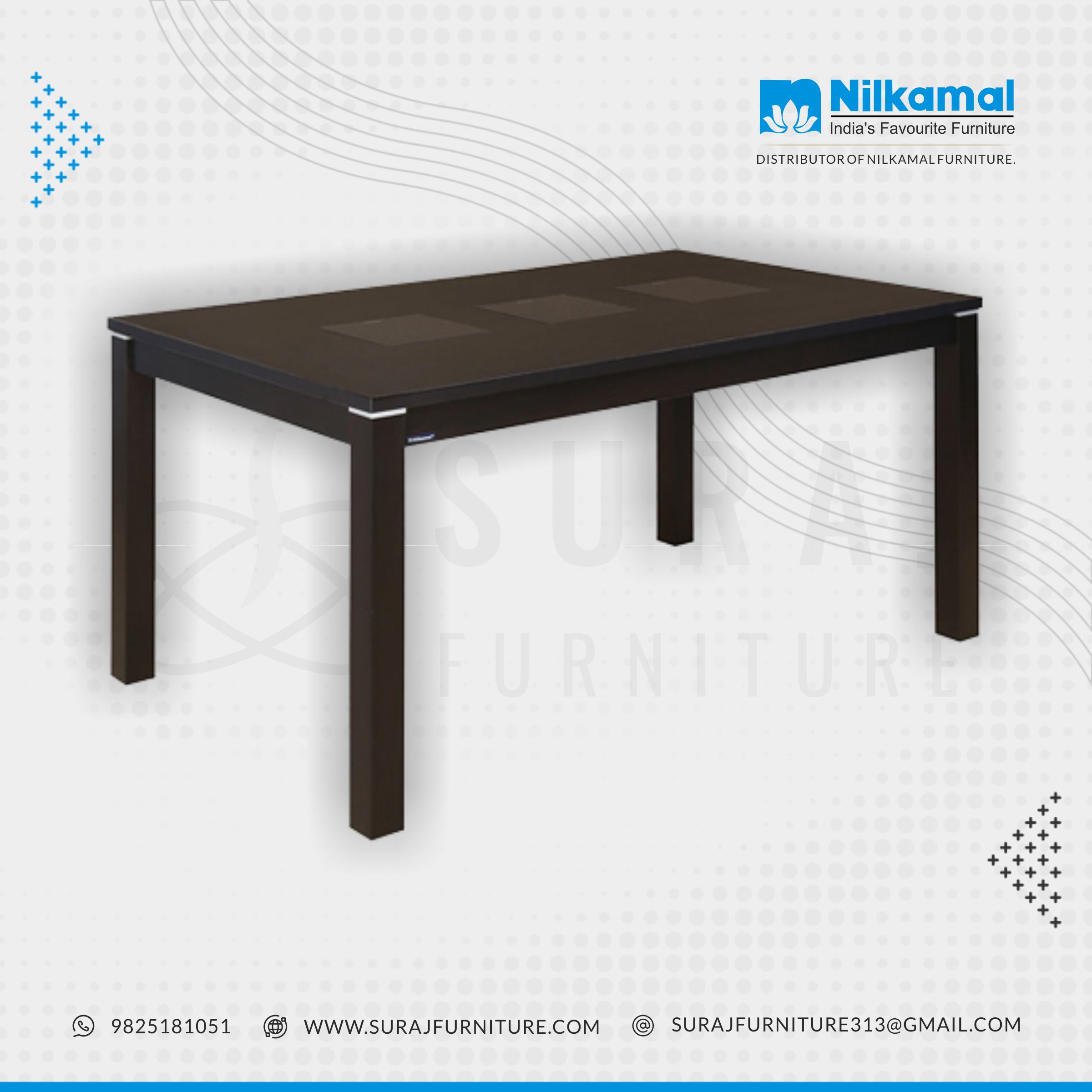 Nilkamal Lerro 6 Seater Dining Table
