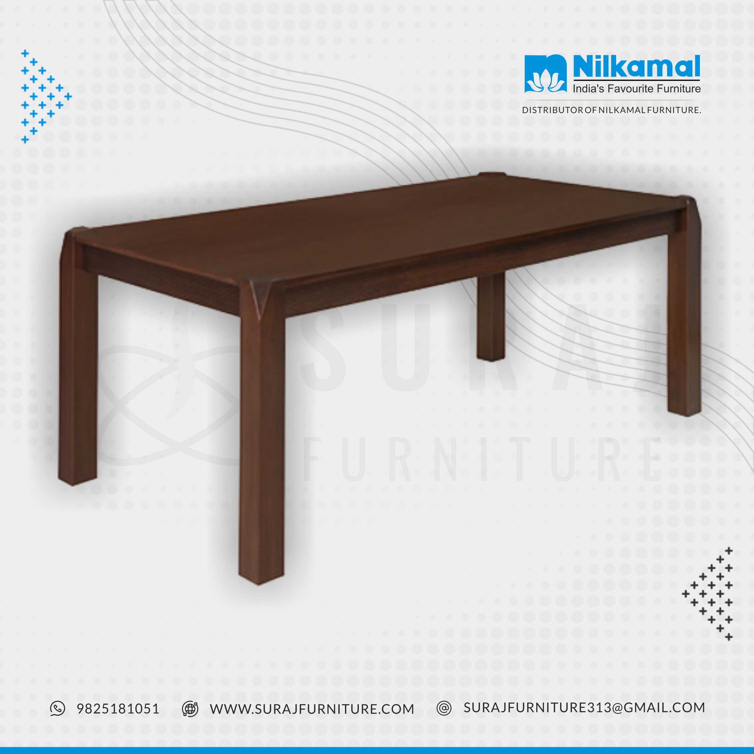Nilkamal Murano 8 Seater Dining Table