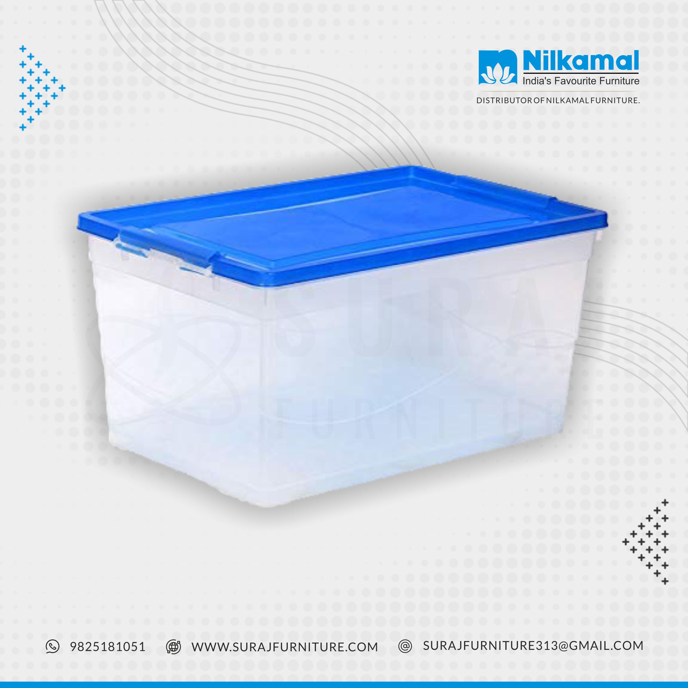 transparent plastic storage boxes